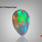 5.64 CT white Opal from Ethiopia A Graceful Gemstone with Distinctive Character