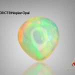 5.08 CT white Opal from Ethiopia