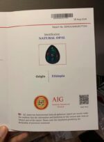 AIG Certified Beautiful 35.33 CT Black Ethiopian Opal - Image 17