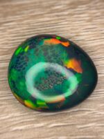 AIG Certified Honey Comb 24.45 CT Black Ethiopian Opal - Image 7