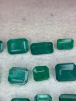 21.84 ct Emerald from Zambia Rectangle Faceted Emerald Gemstone - Image 6