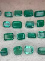 21.84 ct Emerald from Zambia Rectangle Faceted Emerald Gemstone - Image 3