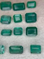 21.84 ct Emerald from Zambia Rectangle Faceted Emerald Gemstone - Image 7