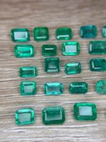19.10 ct Natural Zambian Emerald | Emerald Rectangle Faceted Gemstone - Image 3