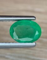 1.38 Ct Natural Zambian Emerald | Oval Faceted Green Emerald - Image 5
