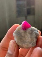 Amazing 147 ct Afghan Ruby Specimen – Natural Faceted-Grid Crystal Beauty - Image 7