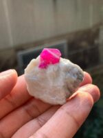 Amazing 147 ct Afghan Ruby Specimen – Natural Faceted-Grid Crystal Beauty - Image 2