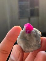 Amazing 147 ct Afghan Ruby Specimen – Natural Faceted-Grid Crystal Beauty - Image 5