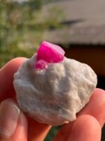 Amazing 147 ct Afghan Ruby Specimen – Natural Faceted-Grid Crystal Beauty - Image 9