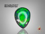 AIG Certified Beautiful 35.33 CT Black Ethiopian Opal