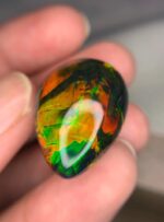 AIG Certified Colossal 29.00 CT Black Ethiopian Opal - Image 2