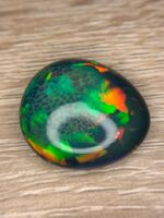 AIG Certified Honey Comb 24.45 CT Black Ethiopian Opal - Image 8