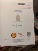 AIG Certified Beautiful 30.42 CT white Opal from Ethiopia - Image 11