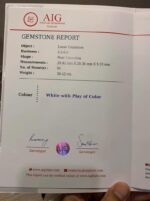AIG Certified Beautiful 30.42 CT white Opal from Ethiopia - Image 10