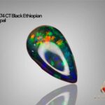 Awesome 17.74 CT Black Ethiopian Opal