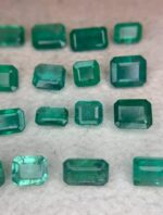 21.84 ct Emerald from Zambia Rectangle Faceted Emerald Gemstone - Image 2