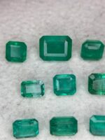 21.88 Ct Natural Zambian Emerald | Faceted Emerald Gemstone - Image 7