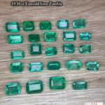 19.10 ct Natural Zambian Emerald | Emerald Rectangle Faceted Gemstone
