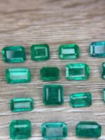 19.10 ct Natural Zambian Emerald | Emerald Rectangle Faceted Gemstone - Image 12