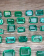 19.10 ct Natural Zambian Emerald | Emerald Rectangle Faceted Gemstone - Image 11