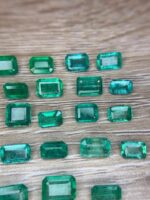 19.10 ct Natural Zambian Emerald | Emerald Rectangle Faceted Gemstone - Image 6
