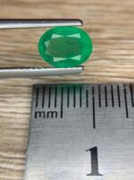 1.38 Ct Natural Zambian Emerald | Oval Faceted Green Emerald - Image 12