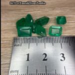 16.53 Ct Natural Zambian Emerald | Rectangle Faceted Green Emerald