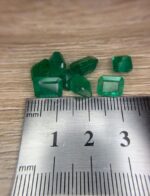 16.53 Ct Natural Zambian Emerald | Rectangle Faceted Green Emerald - Image 8