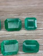 16.53 Ct Natural Zambian Emerald | Rectangle Faceted Green Emerald - Image 6