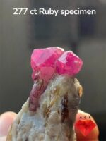 277 ct perfectly terminated Ruby Specimen from Afghanistan