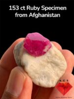 153 ct Afghan Ruby Specimen – Natural Beauty at an Incredible Value