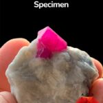 Amazing 147 ct Afghan Ruby Specimen – Natural Faceted-Grid Crystal Beauty