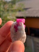 Amazing 147 ct Afghan Ruby Specimen – Natural Faceted-Grid Crystal Beauty - Image 3