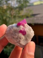 Amazing 147 ct Afghan Ruby Specimen – Natural Faceted-Grid Crystal Beauty - Image 4