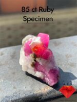 Beautiful 85 ct Ruby specimen from Afghanistan